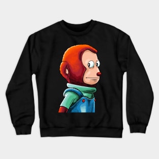 awkward monkey puppet meme Crewneck Sweatshirt